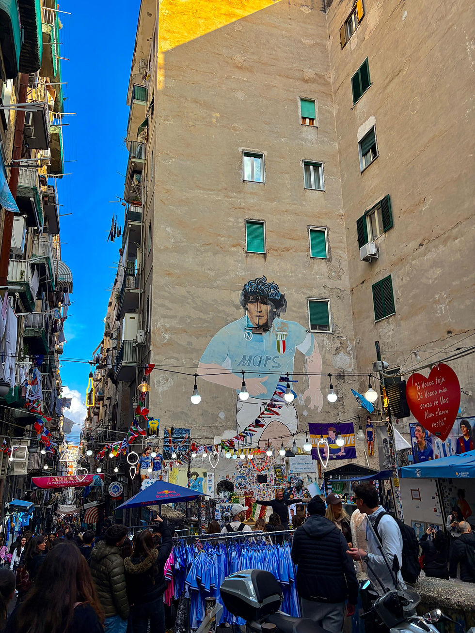 Murales di Maradona presso i Quartieri Spagnoli