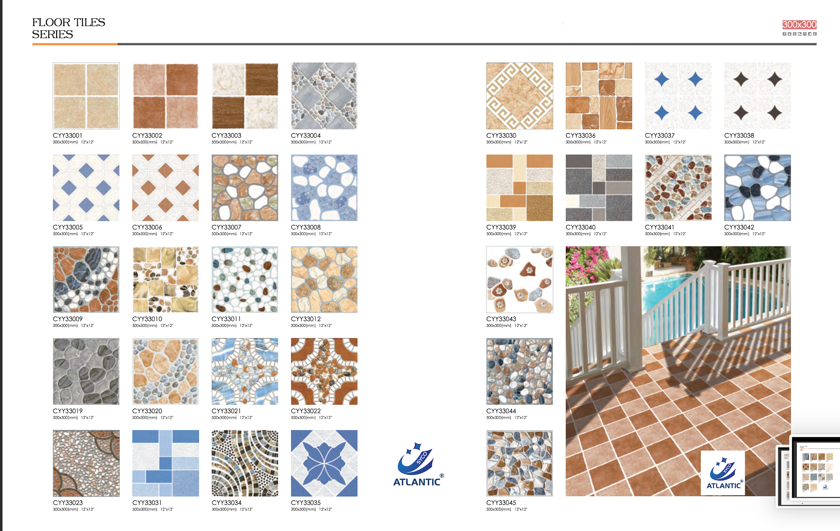 Tiles 30/30 Emaille