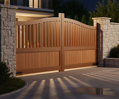 I cancelli in alluminio ranch offrono design personalizzabili per sicurezza e stile. Garan