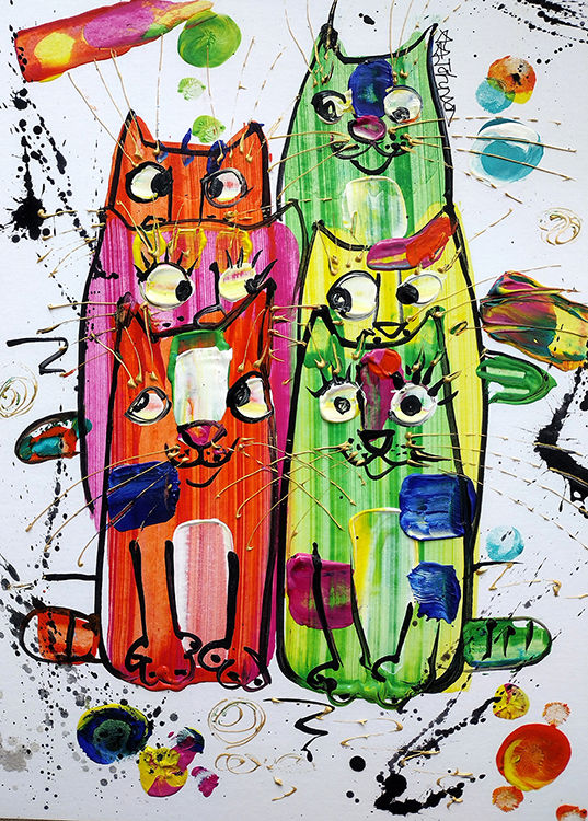 Thumbnail: Pussycat Art Illustrations