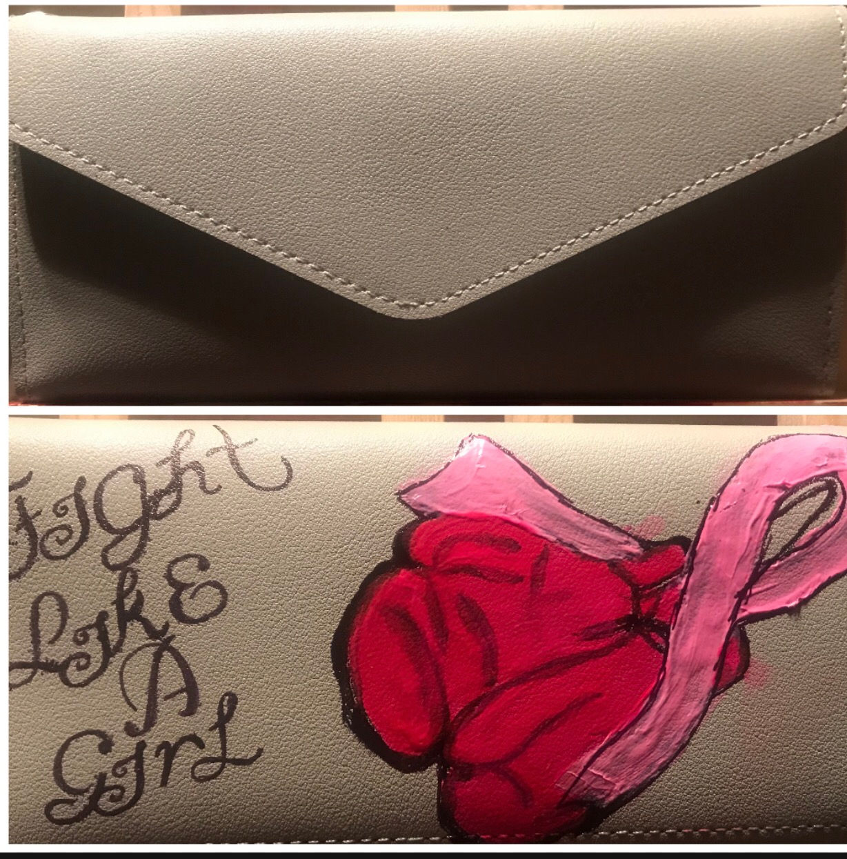 Fight Like A Girl Trifold Wallet