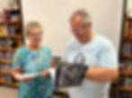 reader, chris m. with author rada jr.