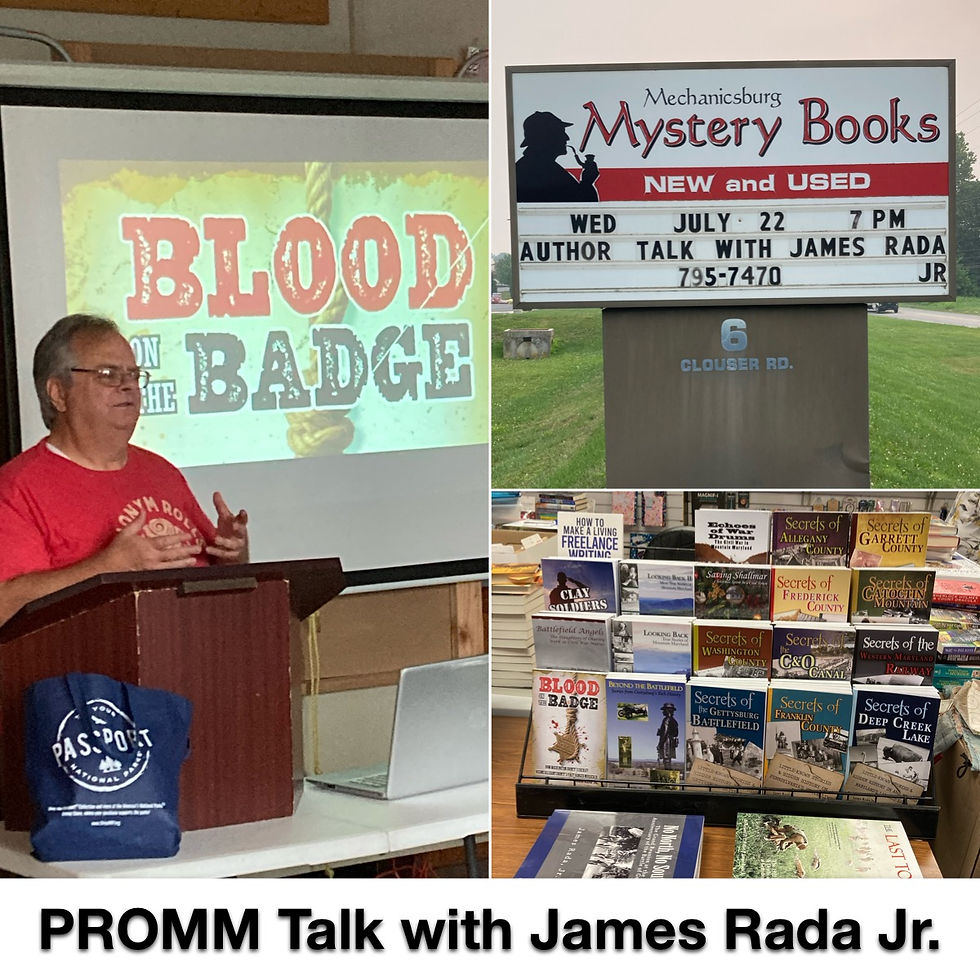 James Rada Jr. Author Talk Collage