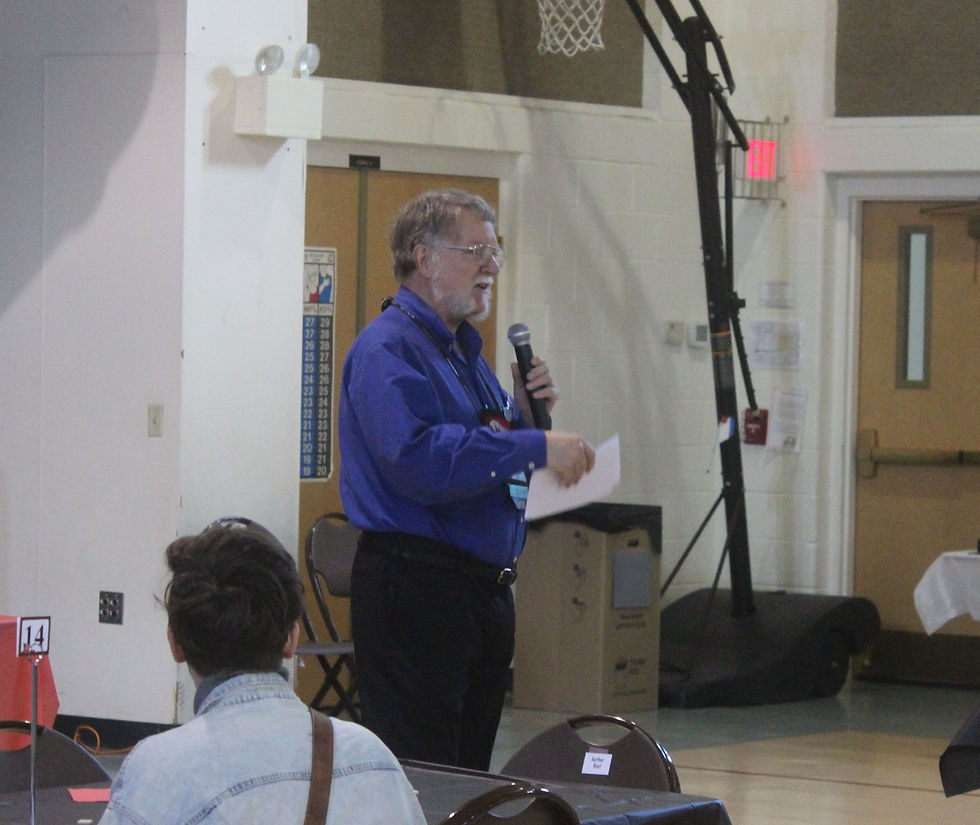 Bill Peschel Getting the Event Started