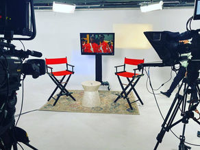 white cyc studio ready for a shoot