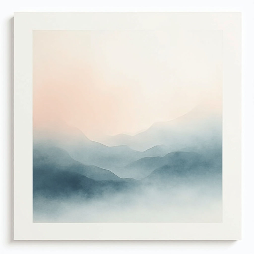 Abstract Landscape Print