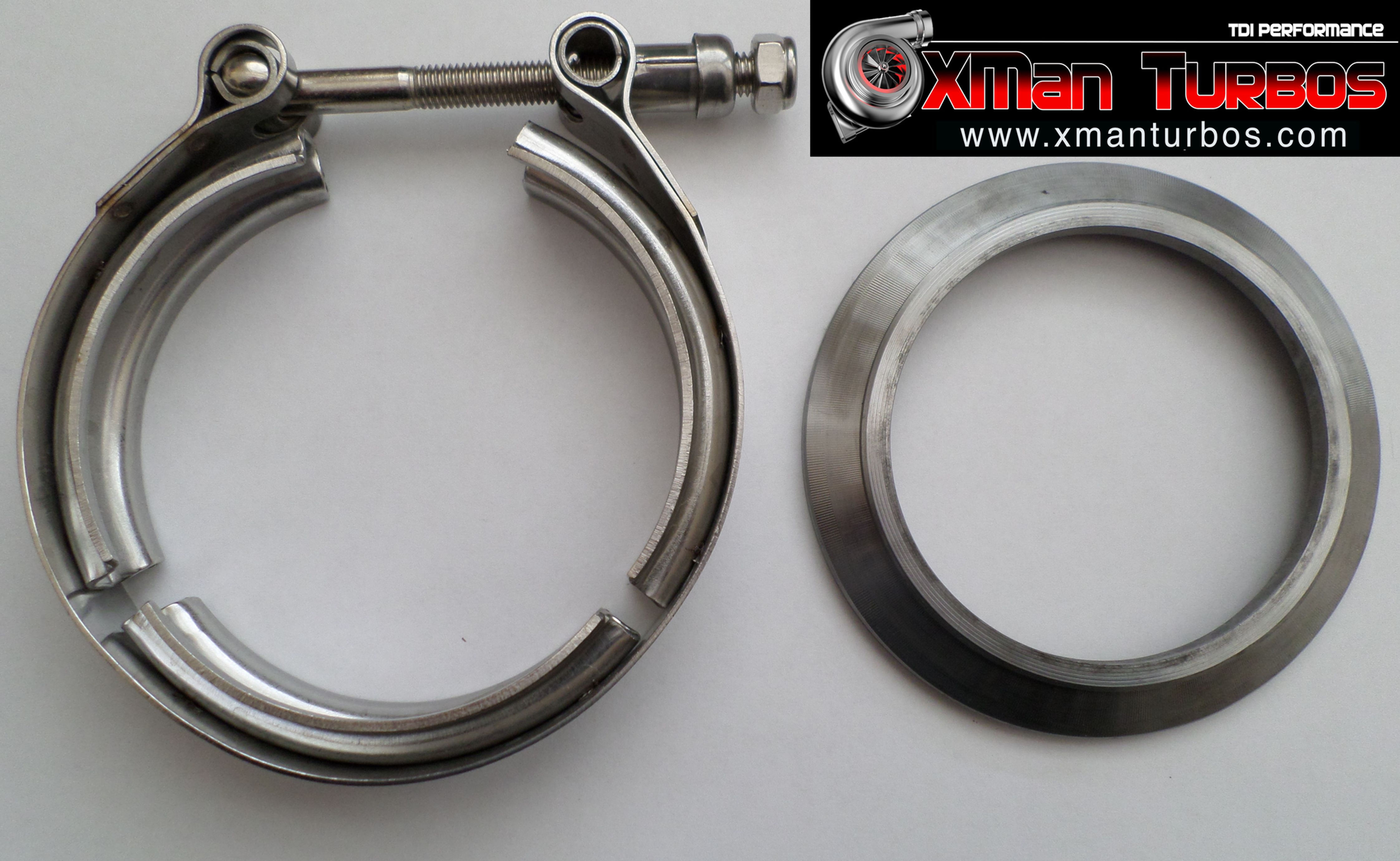 BMW 3.0D M57 E90/E60 and N57 F10 turbo downpipe flange and clamp