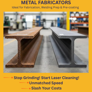 laser cleaning for Metal fabricators and rust removal 