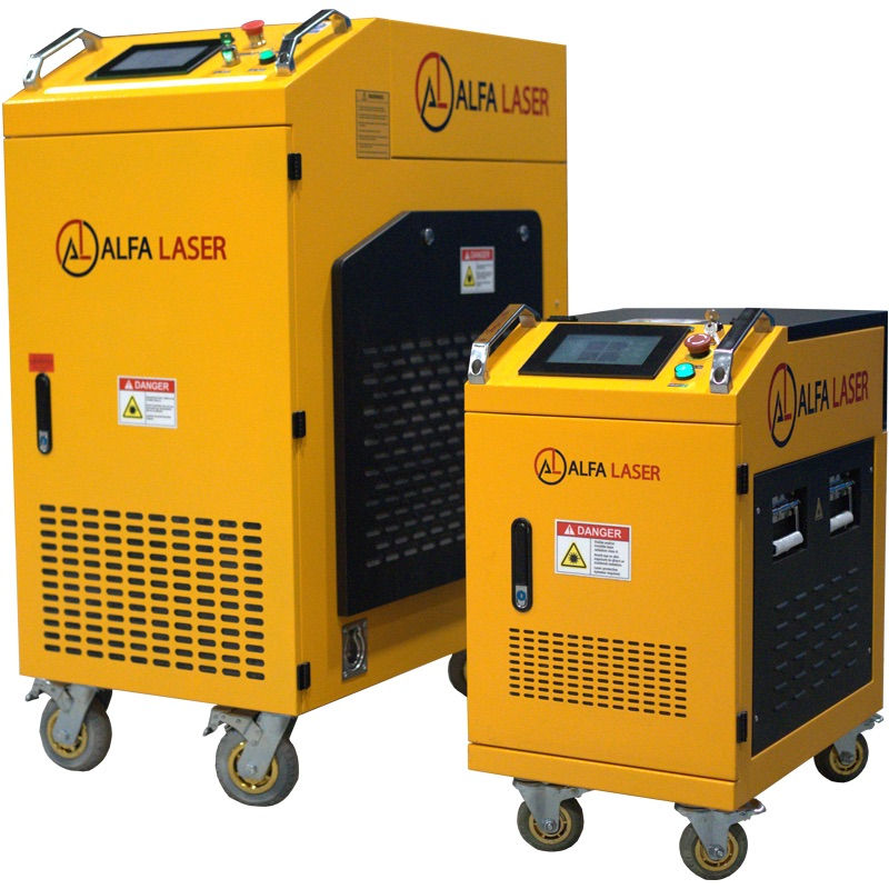 industrial laser cleaning machine Canada – ALFA LASER in use