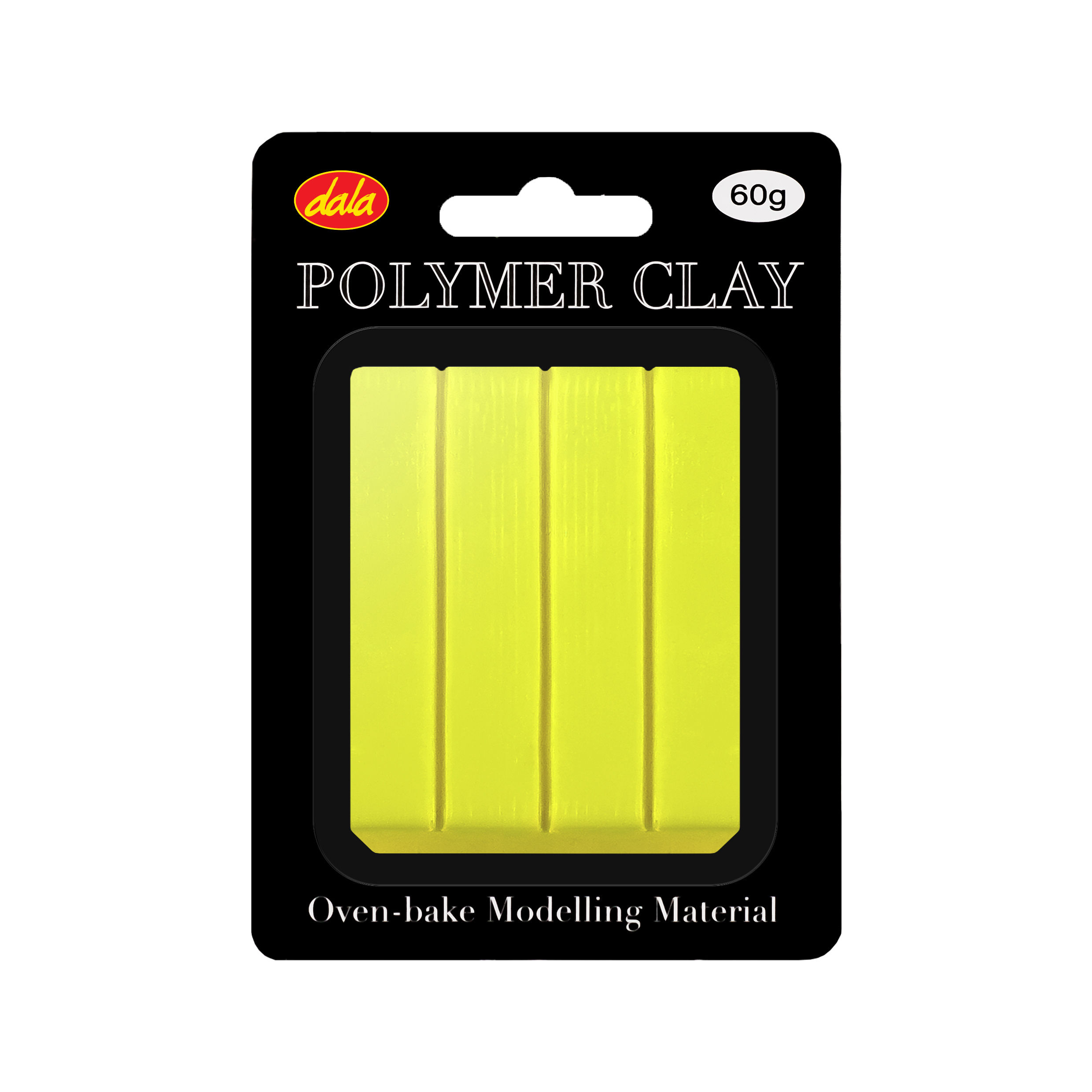 Dala - Polymer Clay - 60g - Lemon Yellow