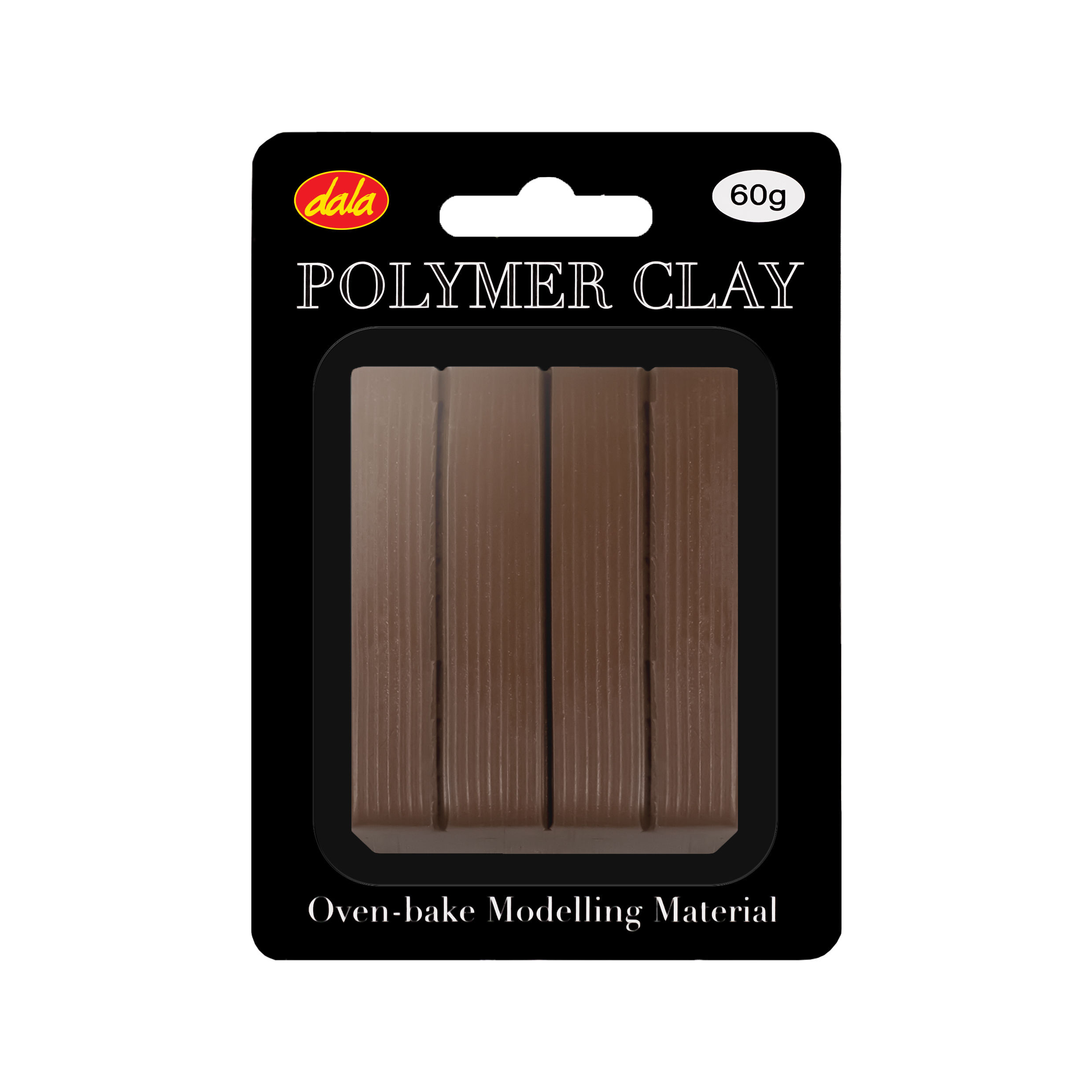 Dala - Polymer Clay - 60g - Brown