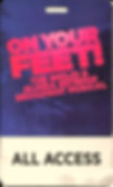 Tour Backstage Pass