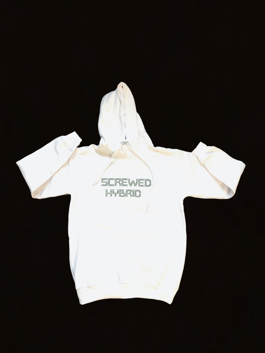 white reflective hoodie