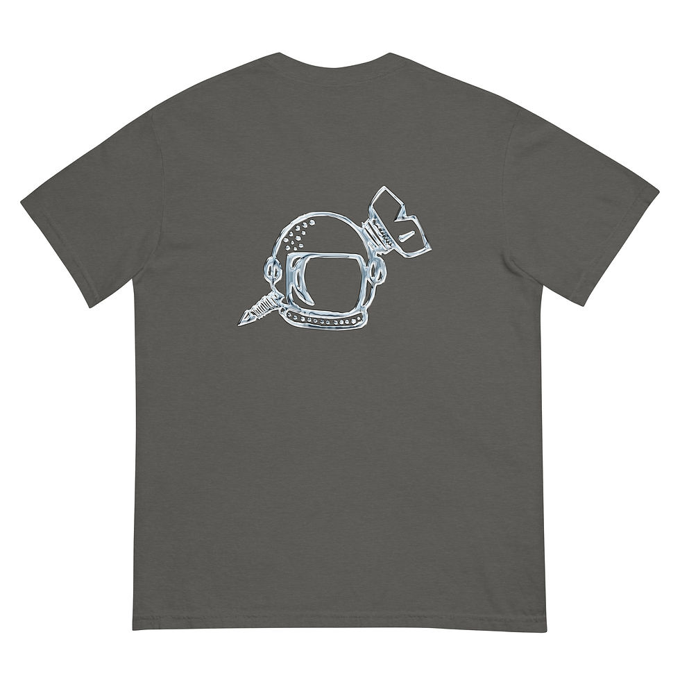 Thumbnail: Unisex Dark CHROME Heavyweight Tee