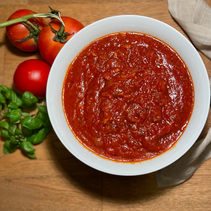 Tomatsauce med bacon