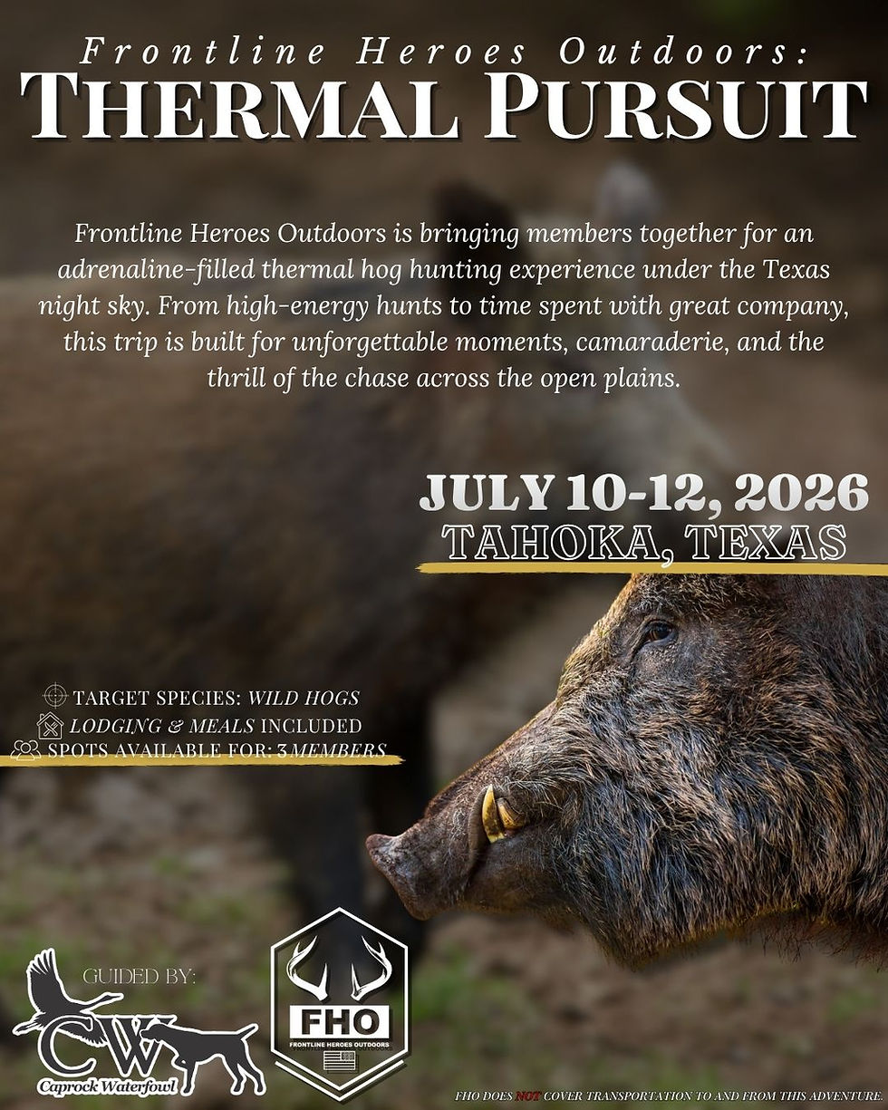 🐗 FHO “Thermal Pursuit” – Caprock Thermal Hog Hunt 🐗