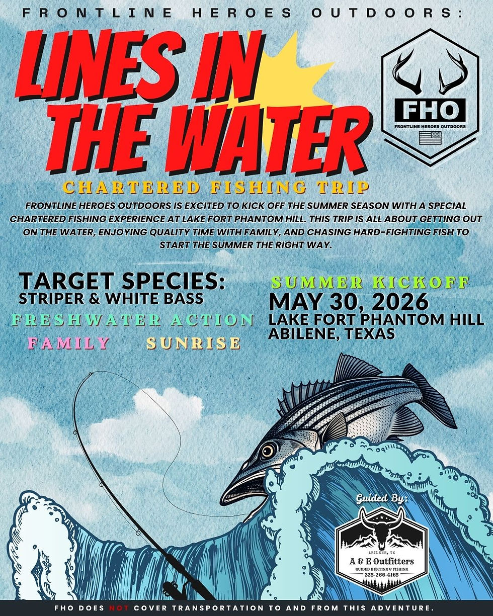 🎣 FHO “Lines in the Water” – Summer Kickoff Fishing Trip 🎣
