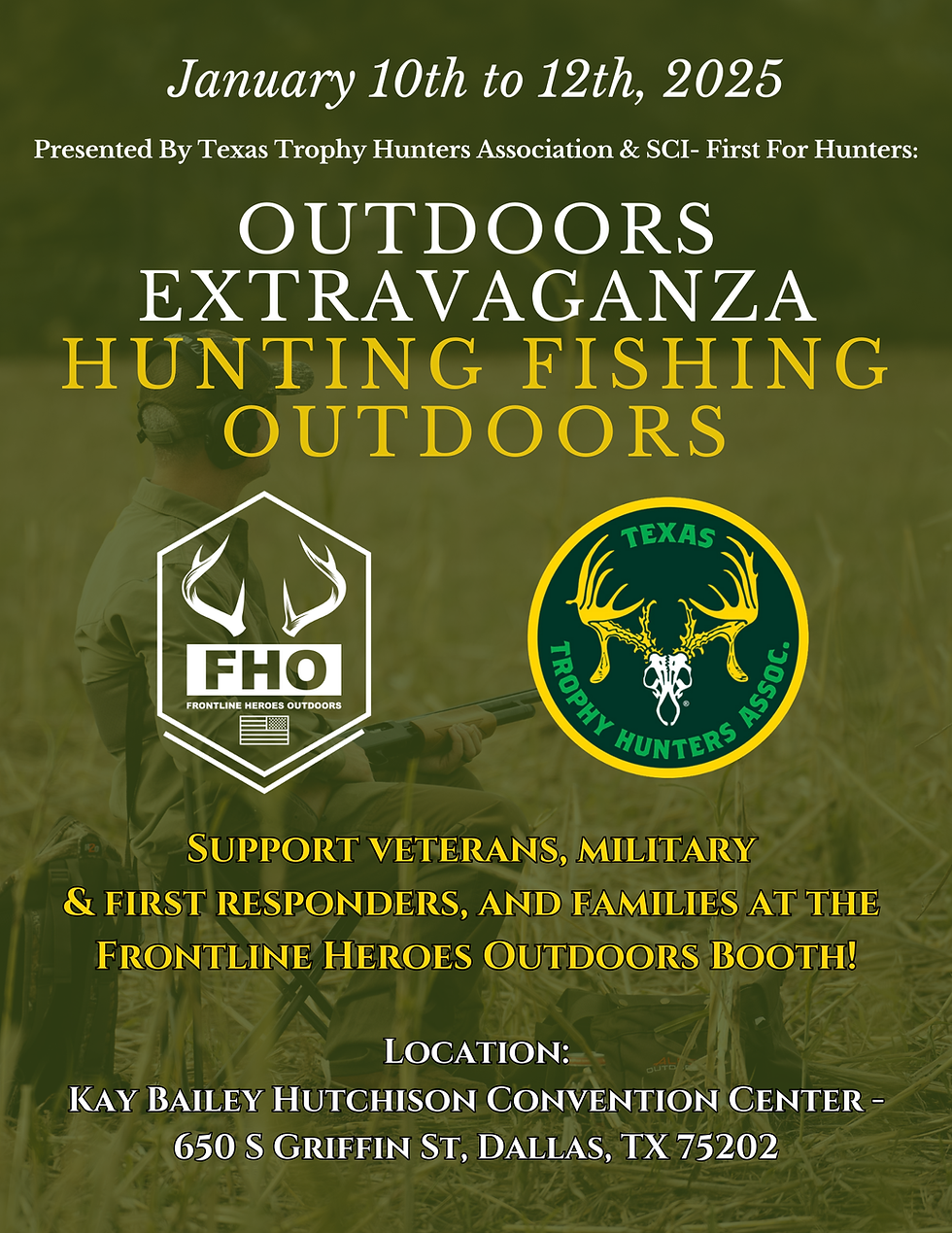 FHO Booth: Outdoor Extravaganza Hunting Fishing Outdoors