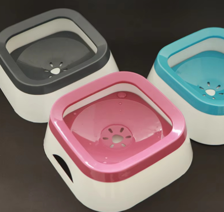 Thumbnail: 1000ml Anti-splash Water Bowl For Dogs 1L Large Capacity Drinker Drinking Bowls 