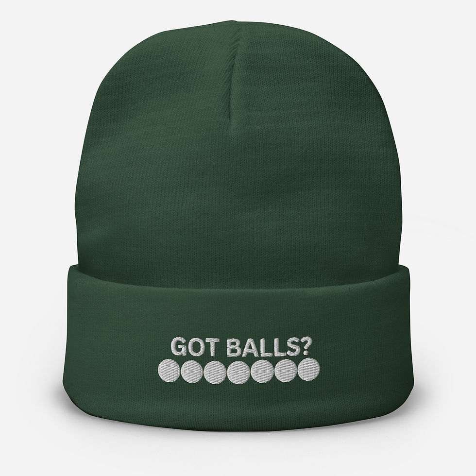 Thumbnail: Got Balls Embroidered Beanie