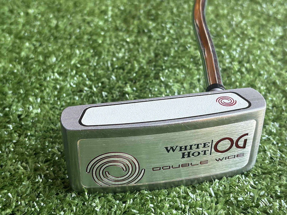 Thumbnail: ODYSSEY White Hot OG Double Wide Putter RH Steel Putter 33” SuperStroke 2.0