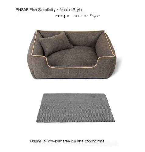 Thumbnail: Warm Bed With Bite-resistant And Dirt-resistant Removable And Washable Small Dog