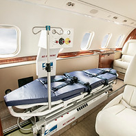 Interior ICU dalam pesawat air ambulance Indonesia
