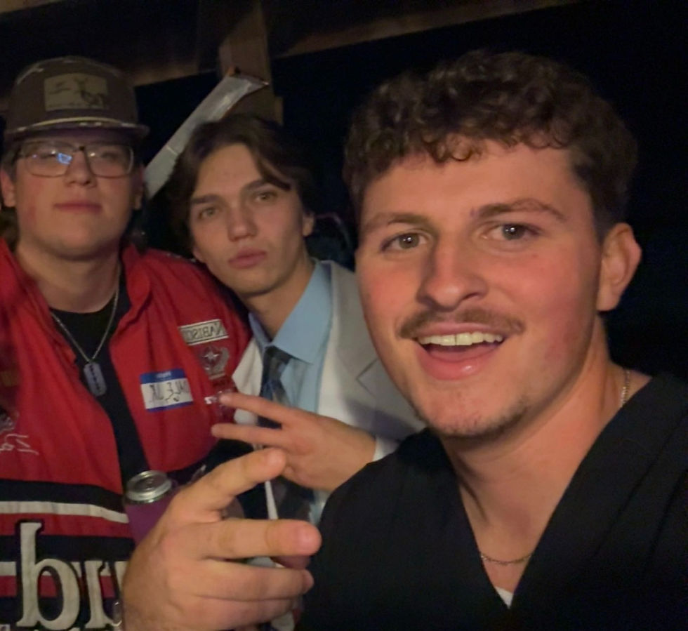 Me and Aiden, with our friend Keith on Halloween