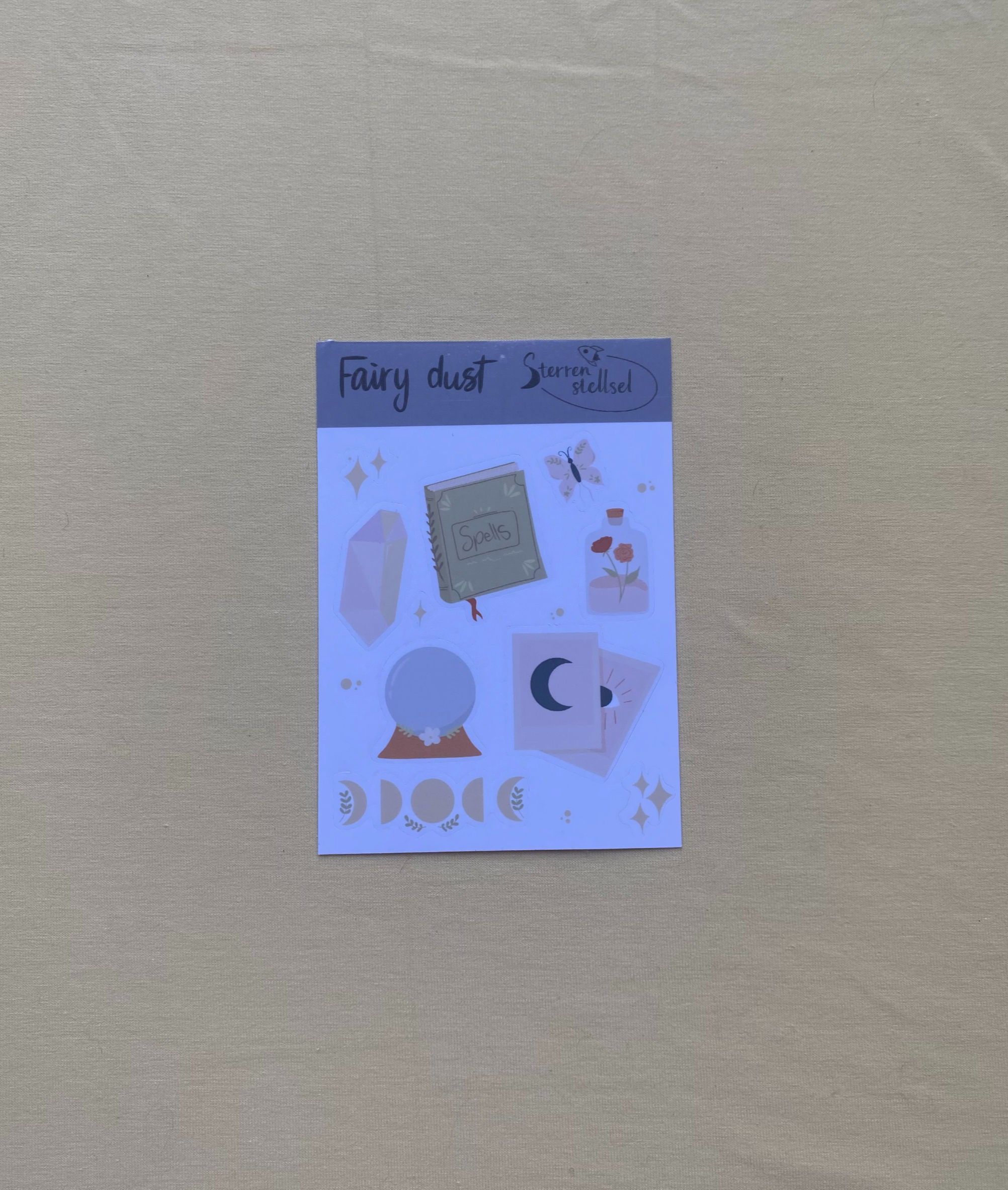 Fairy dust sticker sheet