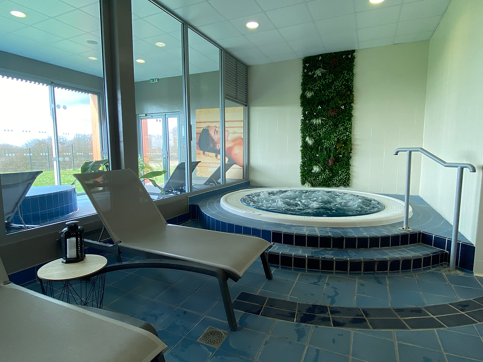 Jacuzzi de l'espace détente