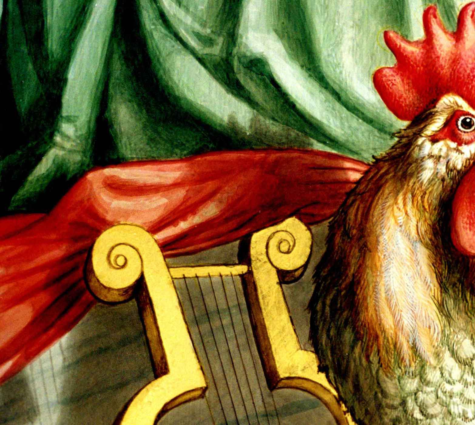 Rooster and Harp