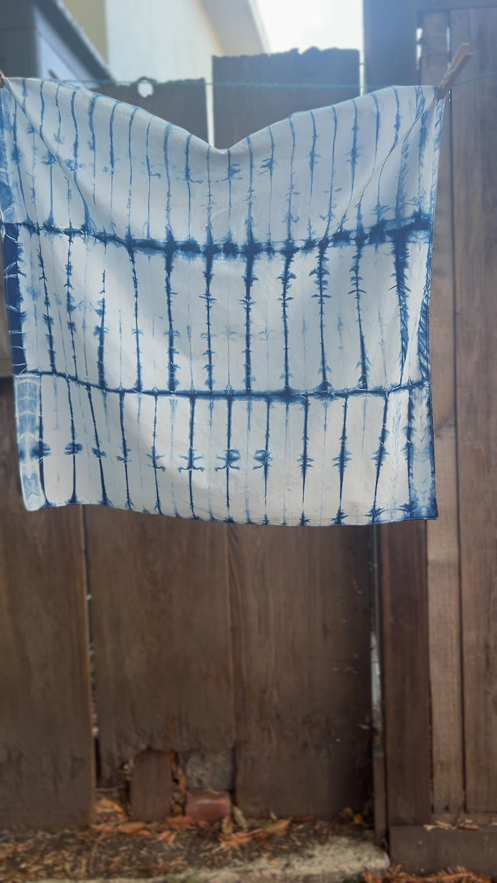 Thumbnail: 3 Indigo Dyed Gift Wraps (Set A)