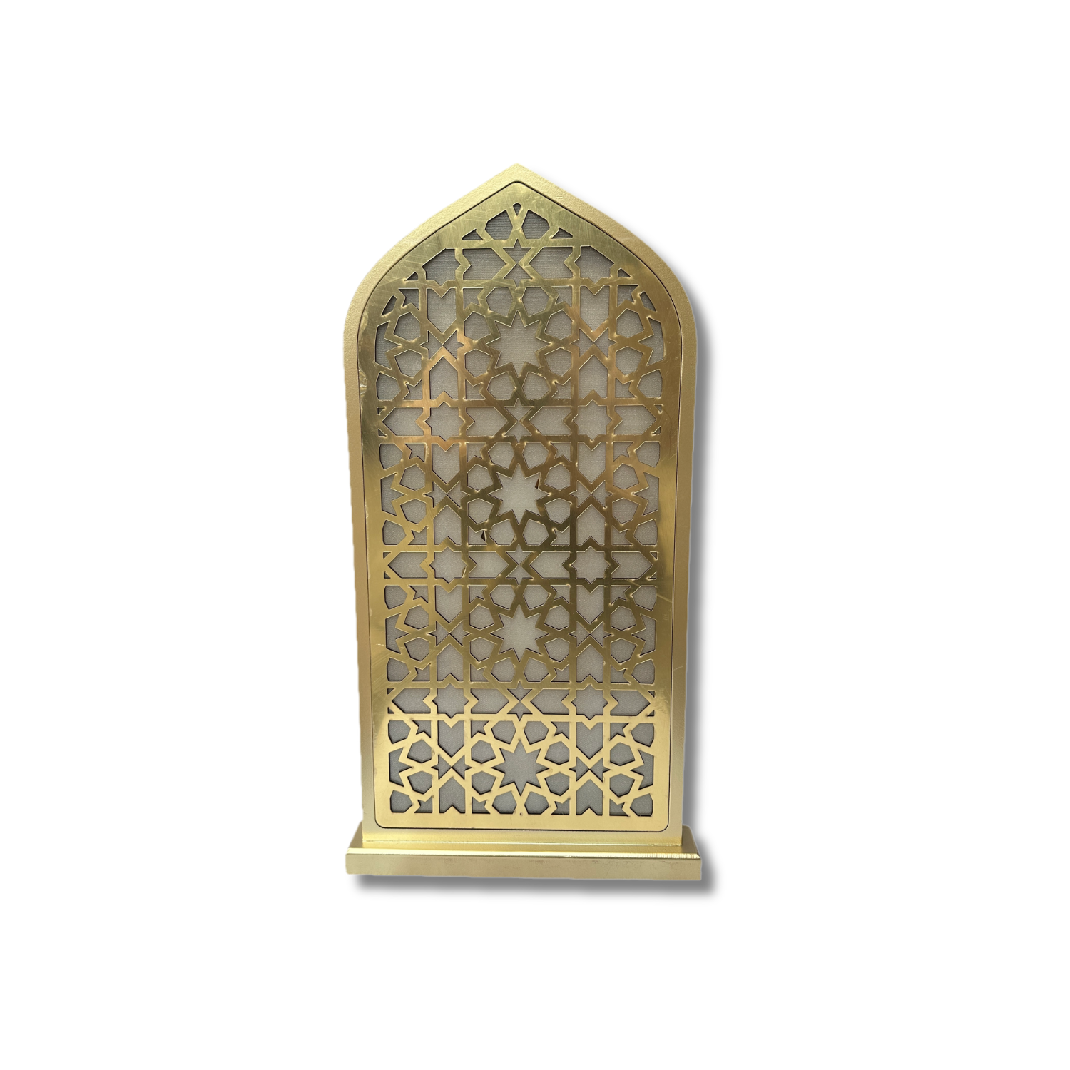 Houten decoratie goud