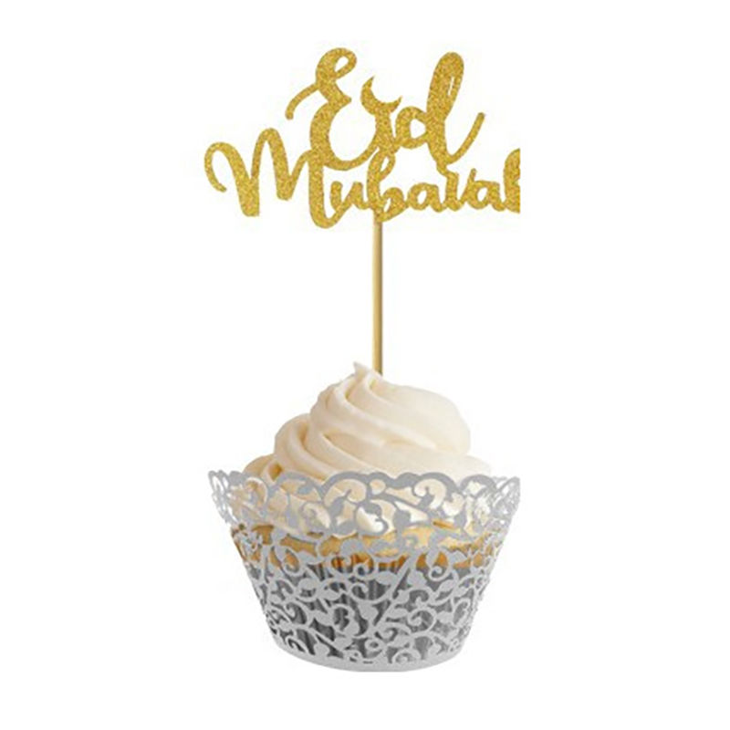 Thumbnail: Eid Mubarak Cupcake topper