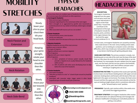 What type of headache do you have? Plus stretches and exercises to relieve headache pain!