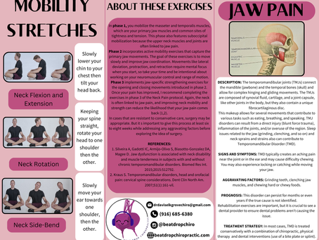 Jaw Pain? Try these!