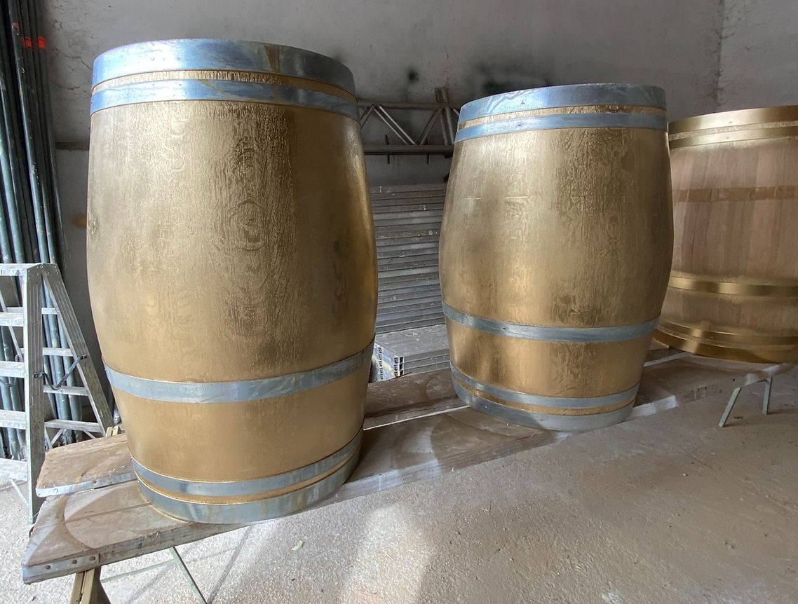 Botte in fase di lavorazione