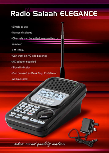 MYCOMM RADIO SALAAH ELEGANCE RECEIVER | Darul Kutub