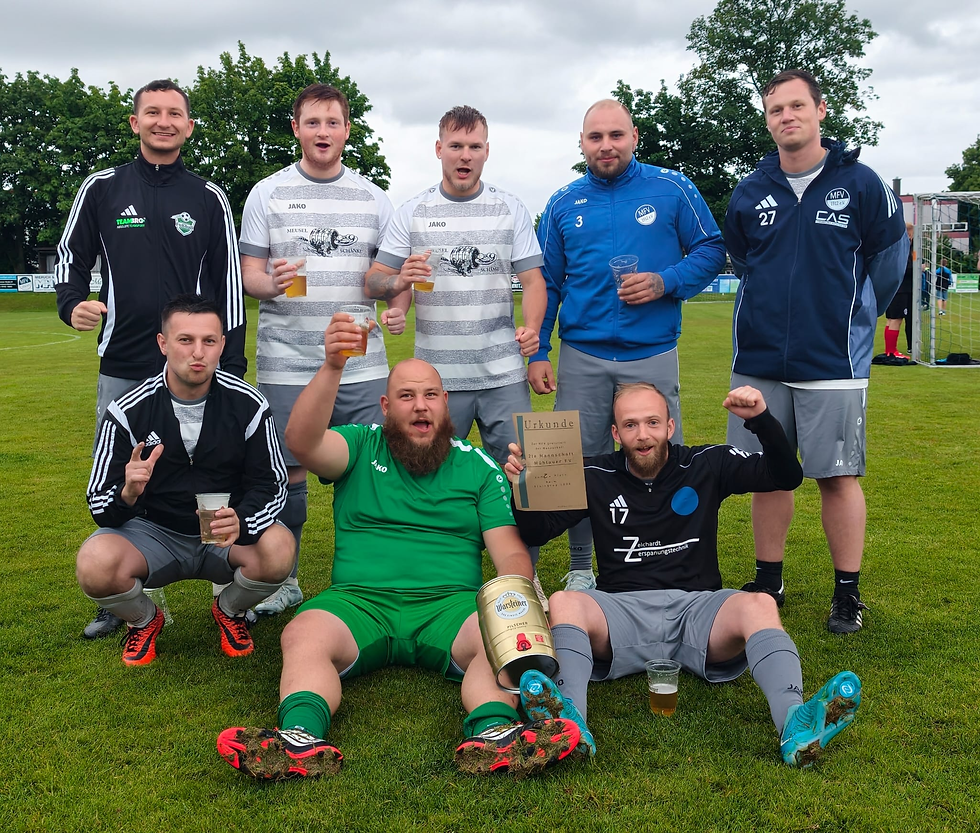 2. Mannschaft feiert den 2. Platz beim Elsing-Cup