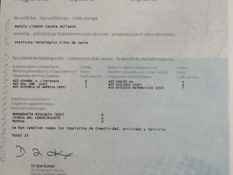 Diplomas obtenidos