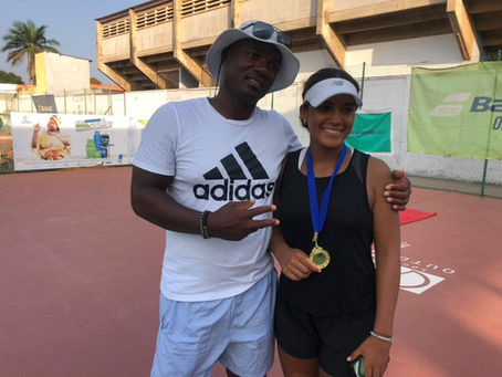 Sofia Loglo at ITF  tournament in  Lome, Togo 