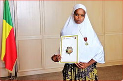 Sakinatou HAROUNA, Chevalier de l'Ordre National du Bénin: cette héroïne qui a sauvé six personn