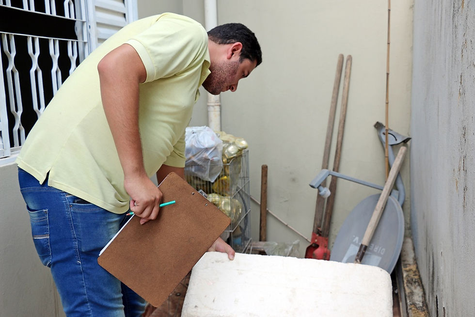 Agentes comunitários da Prefeitura praticam ações de prevenção ao mosquito da Dengue - Jornal da Cidade Holambra - JC Holambra