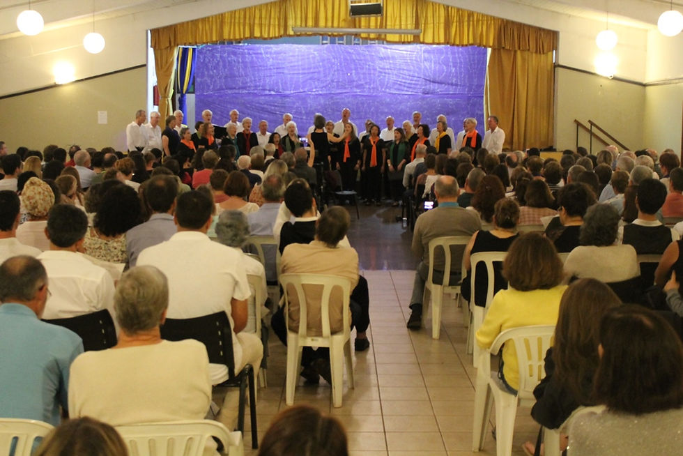 Encontro de Corais de Holambra reúne 200 coralistas e cativa o público presente - Jornal da Cidade - JC Holambra