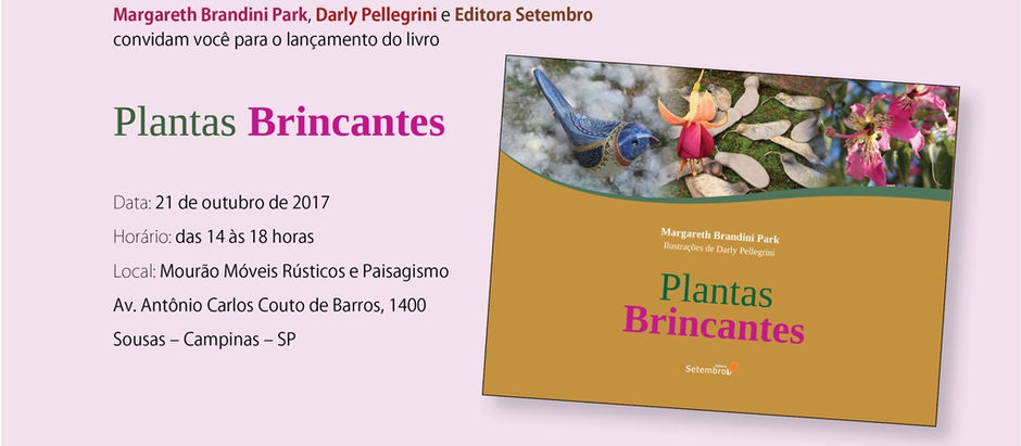 Margareth Park, autora da Editora Setembro, lança livro que reforça a importância das hortas e jardi