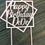 Thumbnail: Acrylic Cake Sign -Double Square
