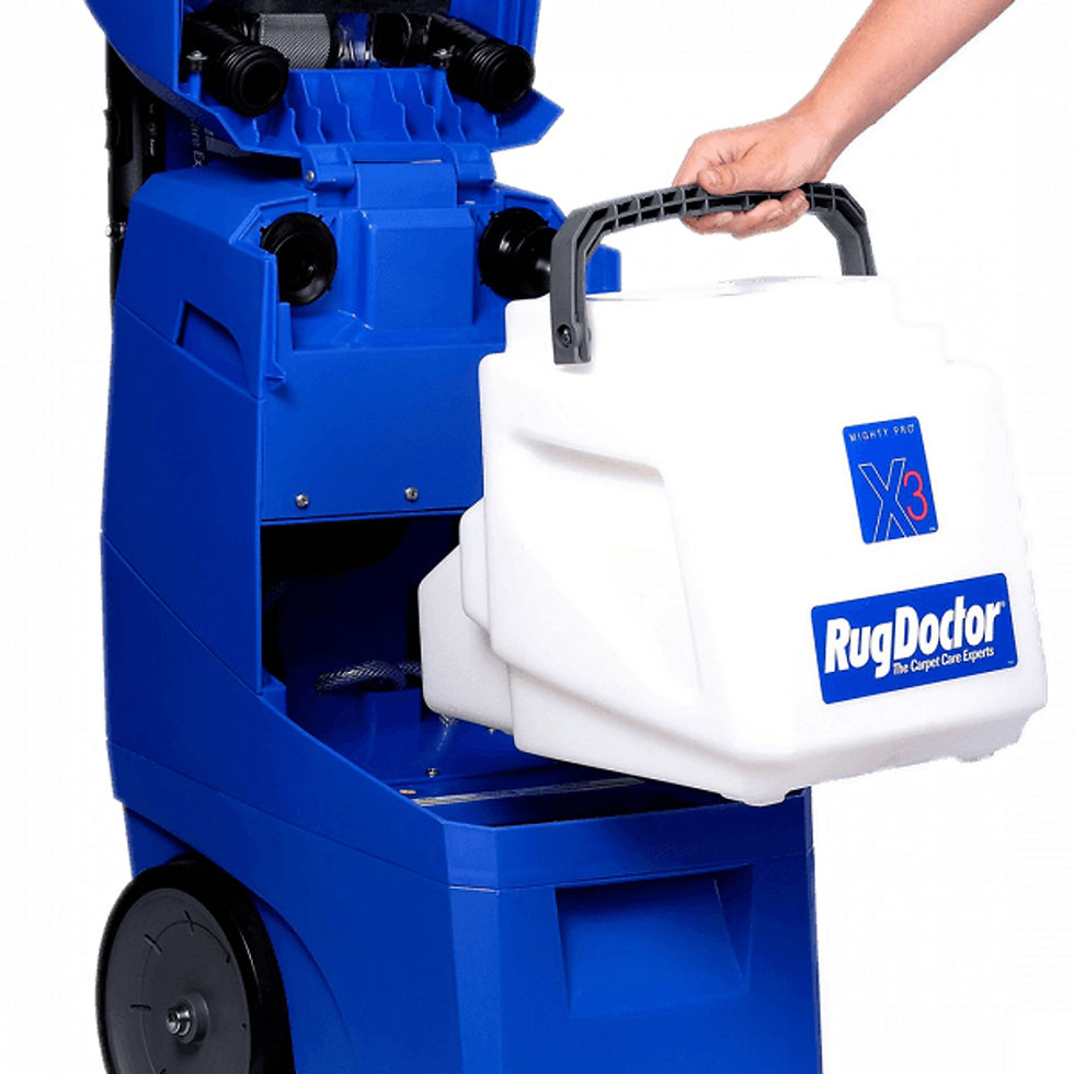 Thumbnail: Rug Doctor X3 Mighty Pro Carpet Cleaning Machine Step-on Deep Black, Blue