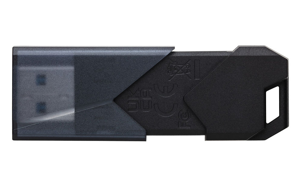 Thumbnail: Kingston 256GB DataTraveler Exodia Onyx USB Flash Drive USB 3.2 with Moving Cap