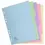 Thumbnail: Exacompta Forever A4 5 Part Dividers Pastel Colours Recycled