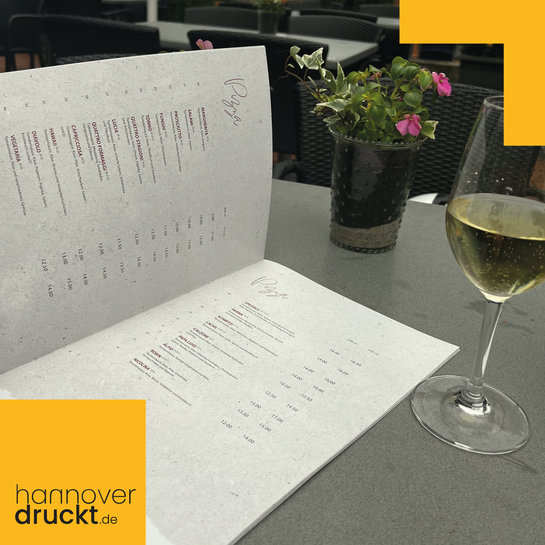hannoverdruckt print Medien speisekarte